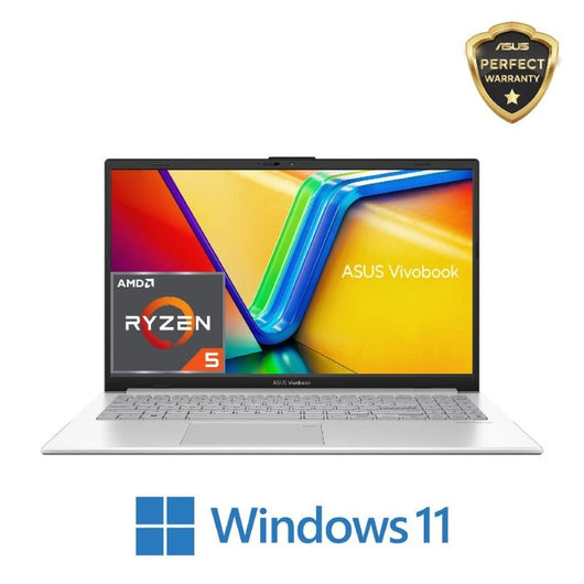 LAPTOP-ASUS-VivoBook Go-15-E1504FA-NJ005W-AMD-R5-7520U-8G-512G.SSD-AMD Radeon Graphics-15.6 Inch FHD (1920 x 1080) 60Hz-WIN11-COOL SILVER/90NB0ZR1-M01WW0.
