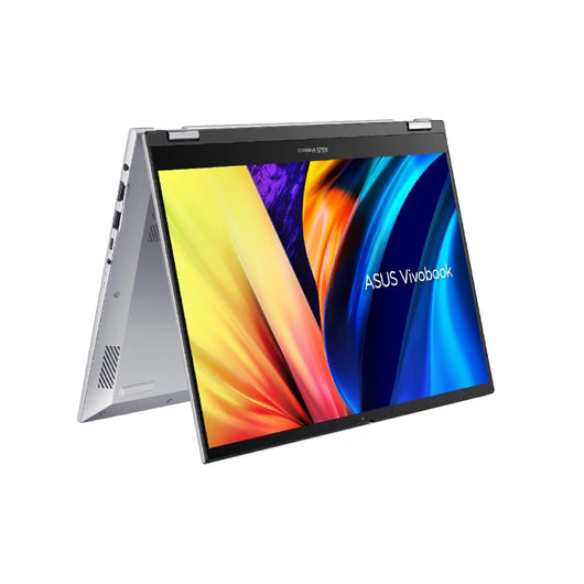 LAPTOP-ASUS-VivoBook S14 FLIP-TN3402YA-LZ555W-AMD-R5-7430U-8G DDR4-512G.SSD-AMD Radeon Graphics-14 Inch WUXGA (1920×1200)-T.Sc-WIN11-Transparent Silver-PEN / 90NB1112-M00CU0.
