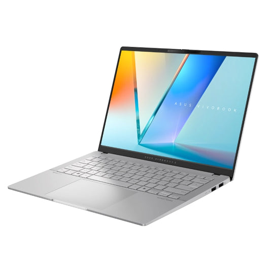 LAPTOP-ASUS-VivoBook-S14 OLED-M5406UA-QD055W-AMD-R9-8945HS-16G-512G.SSD-AMD XDNA™️ NPU up to 16TOPS-14 Inch WUXGA-WIN11-COOL SILVER / 90NB1461-M002Z0.