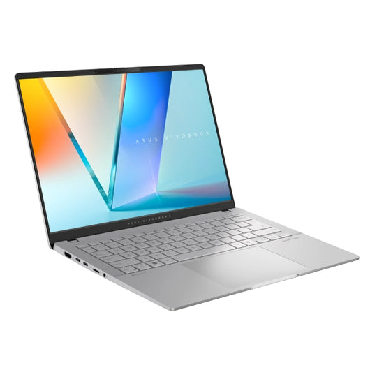 LAPTOP-ASUS-VivoBook-S14 OLED-M5406UA-QD055W-AMD-R9-8945HS-16G-512G.SSD-AMD XDNA™️ NPU up to 16TOPS-14 Inch WUXGA-WIN11-COOL SILVER / 90NB1461-M002Z0.
