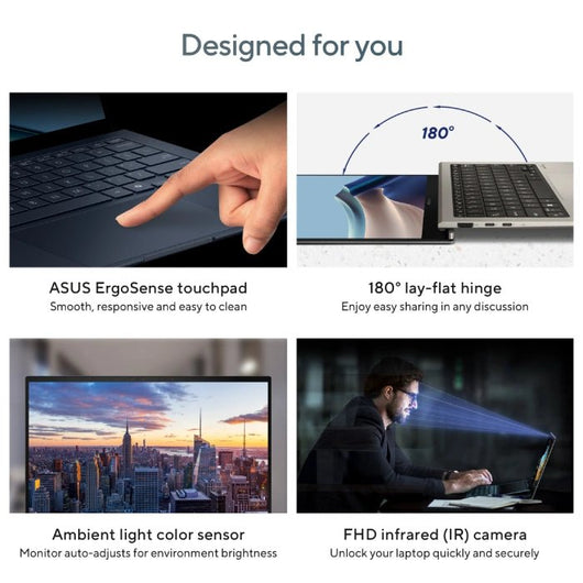 LAPTOP-ASUS-ZENBOOK-S13-OLED-UX5304MA-NQ040W Ponder Blue 90NB12V3-M00970.