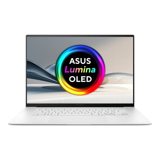 LAPTOP-ASUS- Zenbook  S16 -UM5606WA-RJ263W-AMD Ryzen AI 9 HX 370-32G DDR4-2T.SSD-AMD Radeon 890M Graphics-16 inch OLED 3K (2880 x 1800)-WIN11-Scandinavian White /90NB13M4-M00EH0.