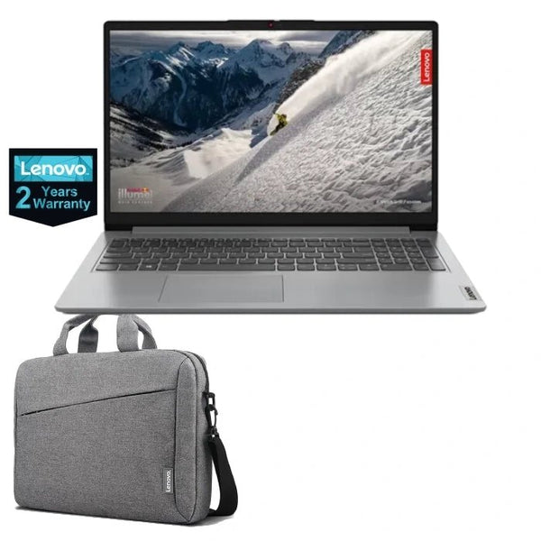 LAPTOP-LENOVO-IDEAPAD-1-15AMN7-AMD-R5-7520U-8G-512G.SSD-Integrated AMD Radeon 610M Graphics-15.6 Inch FHD (1920x1080)-WIN11-CLOUD GREY-BAG-2Yrs/ 82VG00MMED.