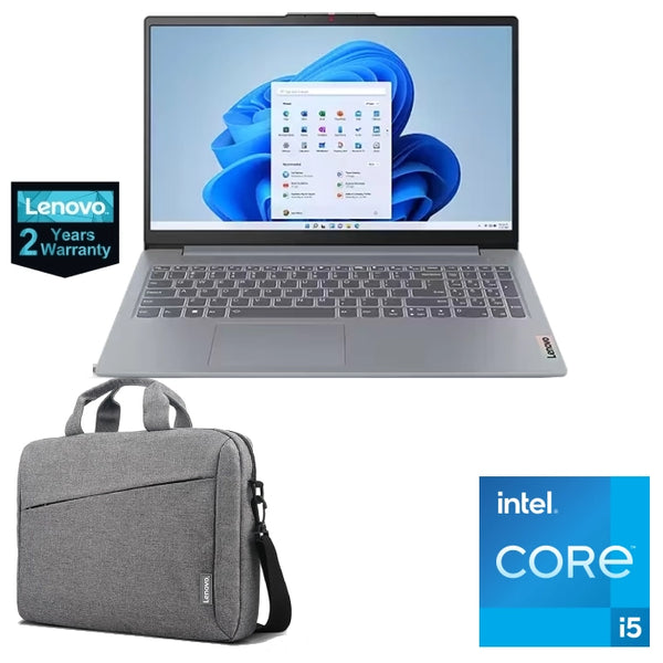 LAPTOP-LENOVO-IDEAPAD-SLIM-3-15IRH8-CI5-13420H-16G-512G.SSD-Integrated Intel UHD Graphics-15.6 Inch FHD (1920x1080)-DOS-Arctic Grey-BAG-2Yrs/83EM00D5ED.