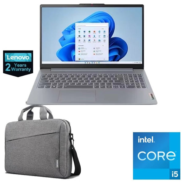 LAPTOP-LENOVO-IDEAPAD-SLIM 3-15IRH8-CI5-13420H-8G-512G.SSD-Intel UHD Graphics-15.6 Inch FHD (1920x1080)-WIN11-ARCTIC GREY-2Yrs-BAG / 83EM0081ED.