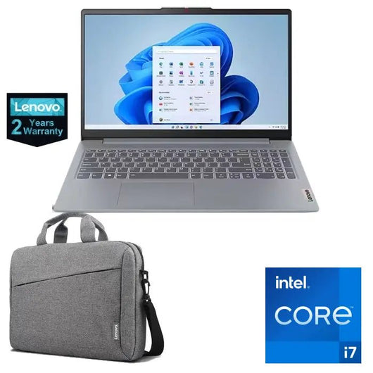LAPTOP-LENOVO-IDEAPAD-SLIM 3-15IRH8-CI7-13620H-16G-512G.SSD-Intel UHD Graphics-15.6 Inch FHD (1920x1080)-WIN11-ARTCE GREY-2Yrs-BAG / 83EM007VED.
