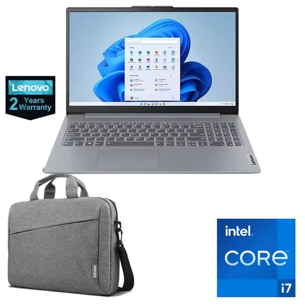 LAPTOP-LENOVO-IDEAPAD-SLIM 3-15IRH8-CI7-13620H-16G-512G.SSD-Intel UHD Graphics-15.6 Inch FHD (1920x1080)-WIN11-ARTCE GREY-2Yrs-BAG / 83EM007VED.