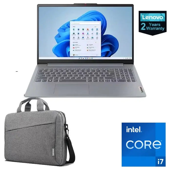 LAPTOP-LENOVO-IDEAPAD-SLIM 3-15IRH8-CI7-13620H-16GB-512G.SSD-Integrated Intel UHD Graphics-15.6 Inch FHD (1920x1080)-DOS-ARCTIC GREY-2Yrs-BAG / 83EM00DYED.