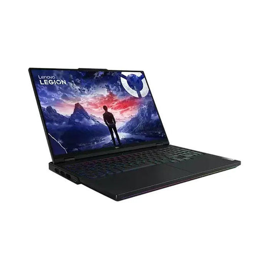 LAPTOP-LENOVO-LEGION-Pro 7-16IRX9H-CI9-14900HX-32G-1T.SSD-NVIDIA GeForce RTX 4090 16G DDR6-16 Inch WQXGA 2040MHz-Per key RGB Backlit (with Lighting Lens) Keyboard Arabic-WIN11- 4 Switchable Keycaps+Mouse Pad- Eclipse Black-2Yrs / 83DE0093ED.