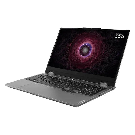LAPTOP-LENOVO-LOQ-15ARP9-AMD-Ryzen 7-7435HS-1X12GB-512GB SSD-NVIDIA GeForce RTX 4050 6GB GDDR6-15.6 Inch FHD (1920x1080) IPS 300nits Anti-glare-White Backlit Arabic-DOS-Luna Grey - Mouse-2yrs /83JC00H2ED.