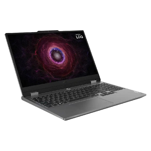 LAPTOP-LENOVO-LOQ-15ARP9-AMD-Ryzen 7-7435HS-1X12GB-512GB SSD-NVIDIA GeForce RTX 4050 6GB GDDR6-15.6 Inch FHD (1920x1080) IPS 300nits Anti-glare-White Backlit Arabic-DOS-Luna Grey - Mouse-2yrs /83JC00H2ED.