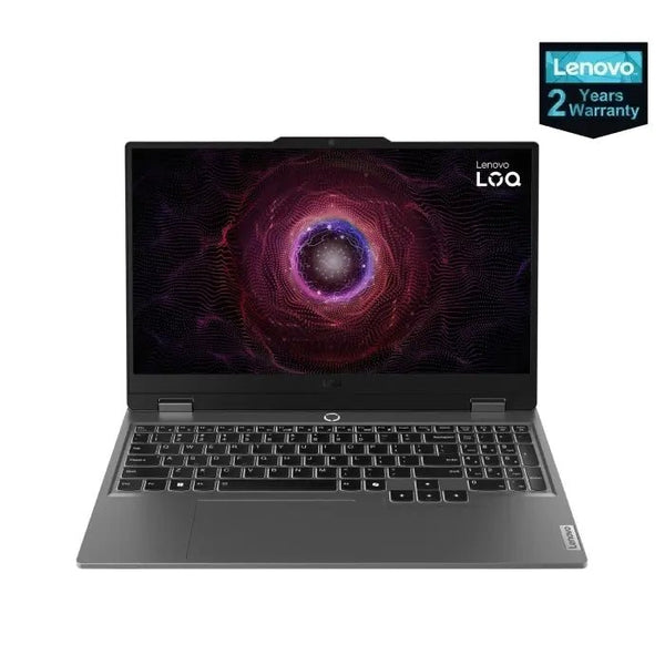 LAPTOP-LENOVO-LOQ-15ARP9-AMD-Ryzen 7-7435HS-2x12GB - 1TB SSD-NVIDIA GeForce RTX 4070 8GB DDR6-15.6 Inch FHD (1920x1080) IPS 300nits-White Backlit Arabic-Luna Grey-Win11/83JC00DBED.