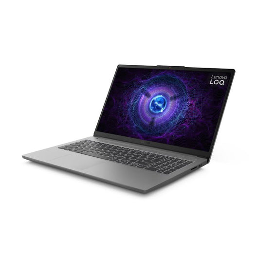 LAPTOP-LENOVO-LOQ-15IAX9E-CI7-12650HX-16G-512G.SSD-NVIDIA GeForce RTX 4050 6G DDR6-15.6 FHD (1920x1080) IPS 300nits-White Backlit-WIN 11-2Yrs-Luna Grey- Mouse /83LK0061ED.