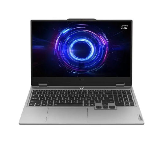 LAPTOP-LENOVO-LOQ-15IRX10-CI7-14700HX-2x12G-512G.SSD-NVIDIA® GeForce RTX™ 5050 8GB GDDR7-15.6 Inch FHD (1920x1080) IPS 300nits Anti-glare-White Backlit Arabic-Win11-Luna Grey - 2yrs / 83JE00DAED.