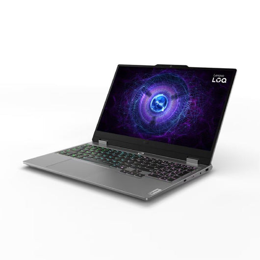 LAPTOP-LENOVO-LOQ-15IRX9-CI7-13650HX-16G-512G.SSD-NVIDIA GeForce RTX 3050 6G DDR6-15.6 Inch FHD (1920x1080) 144Hz-Backlit keyboard-DOS-LUNA GREY-2Yrs / 83DV008QED.