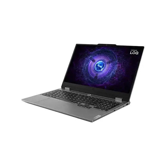 LAPTOP-LENOVO-LOQ-15IRX9-CI7-13650HX-24G(2x 12GB SO-DIMM)-512G.SSD-NVIDIA GeForce RTX 3050 6GB GDDR6-15.6 INCH FHD (1920x1080) IPS 300nits Anti-glare 144Hz White Backlit Keyboard Arabic-DOS - LUNA GREY-2Yrs / 83DV010KED.