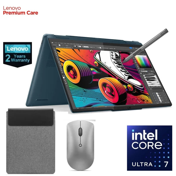 LAPTOP-LENOVO-YOGA-7-2-in-1-14IML9-INTEL Tidal Teal 83DJ00DSED.