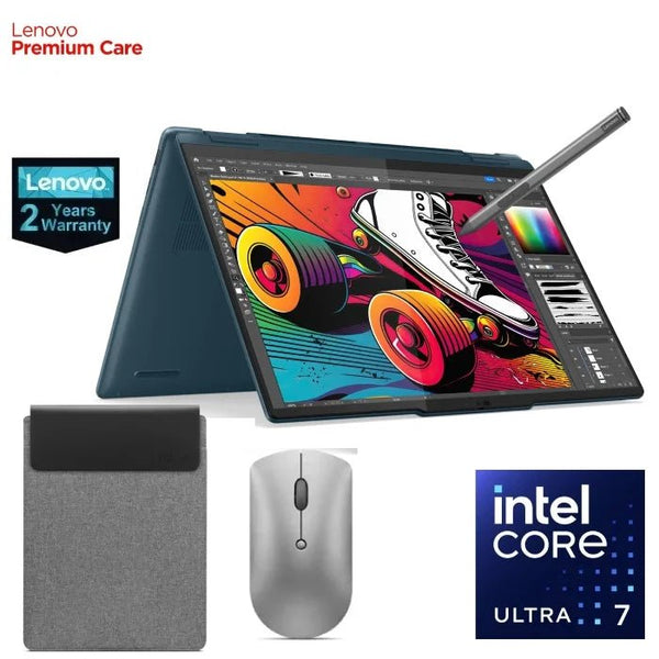 LAPTOP-LENOVO-YOGA-7-2-in-1-14IML9-INTEL Tidal Teal 83DJ00DSED.
