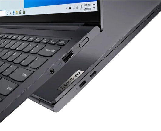LAPTOP-LENOVO-YOGA-SLIM 7 PRO-14ACH5-OD-AMD-R7-5800HS(3.2GHz/16MB Cache)-16G-1T.SSD-NVIDIA GeForce MX450 2G DDR6-14 Inch OLED 90Hz-WIN11-SLATE GREY / 82NK002YED.