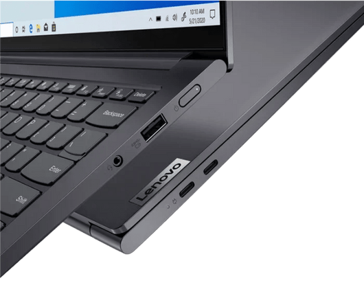 LAPTOP-LENOVO-YOGA-SLIM 7 PRO-14ACH5-OD-AMD-R7-5800HS(3.2GHz/16MB Cache)-16G-1T.SSD-NVIDIA GeForce MX450 2G DDR6-14 Inch OLED 90Hz-WIN11-SLATE GREY / 82NK002YED.