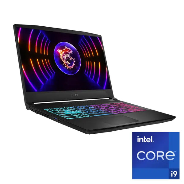 LAPTOP - MSI- Katana 15 B13VFK – i9-13900H- RAM 32G DDR5 ( 16GBX2 ) – 1TB NVMe PCIe SSD Gen4x4- VGA 1585 RTX 4060 GDDR6 8GB- 15.6 QHD (2560 X1440) 165Hz- 2 YRS-Black English/Arabic Cosmos Gray  ( 9S7-158571-2229 ).