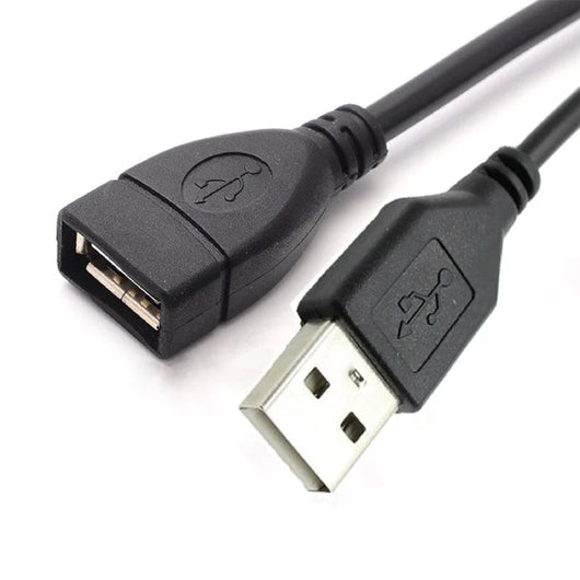 Lava USB Extension Cable 3 meters Black.
