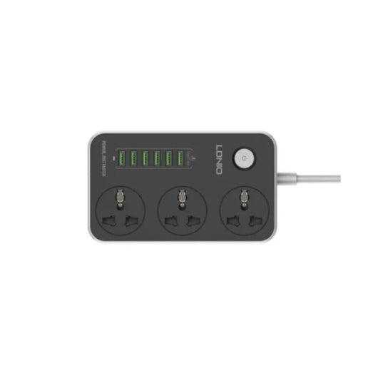 LDNIO SC3604 Power Strip With 3 Sockets & 6 USB Ports - Black 14 Day Warranty.