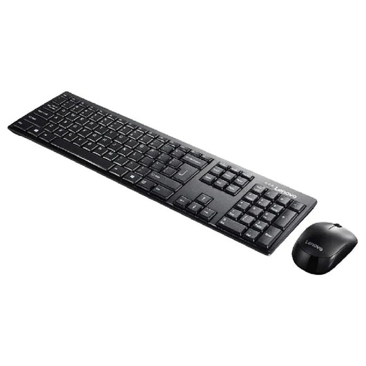 Lenovo 100 USB-A Wireless Keyboard and Mouse  Black - GX30S99500.