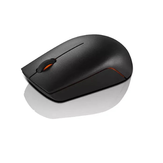 Lenovo 300 Wireless Compact Mouse with Battery - GX30K79401 - Black.