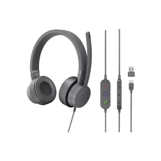 Lenovo Go Headset Wired ANC storm Grey/GXD1C99243.