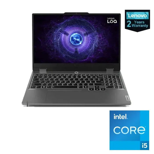 Lenovo LOQ 15IAX9 Gaming Laptop, Intel Core i5 12600HX, 16GB RAM 512GB SSD, RTX 3050 6GB, 15.6" FHD 144Hz G - SYNC Win11, Grey 2 Years - 83GS00TYED - Smart Shop
