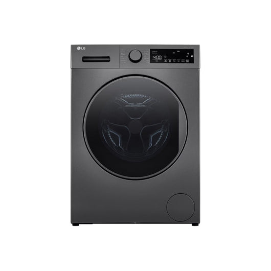 Washing Machine-LG-Front Load-8 KG-AED ALLERGY & STAIN CARE-Dark Silver-Turky-10Yrs / F2T2TYM1S.