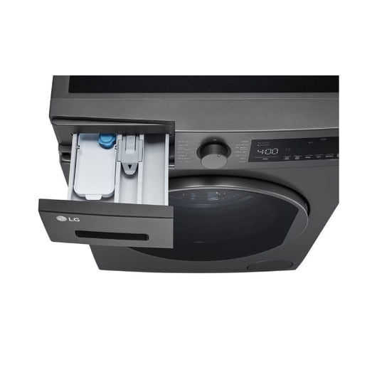 Washing Machine-LG-Front Load-8 KG-AED ALLERGY & STAIN CARE-Dark Silver-Turky-10Yrs / F2T2TYM1S.