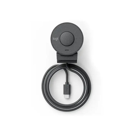 Logitech Brio 300 FHD Webcam 1080p with auto light correction, noise-reducing mic, and USB-C - 960-001436 – Graphite.