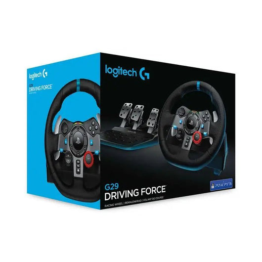Logitech G29 Driving Force Racing Wheel For Playstation PS5 / PS4 and PC Black PLUGG-EMEA-914-G29 - 941-000113.