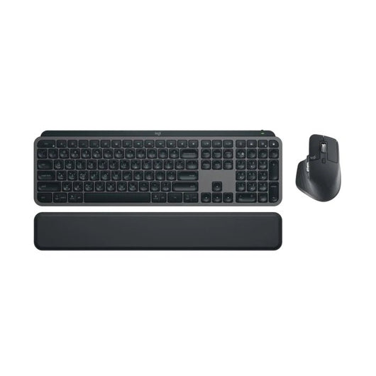 Logitech MX Keys S Combo Full-size Wireless Keyboard / Mouse Graphite 920-011616.