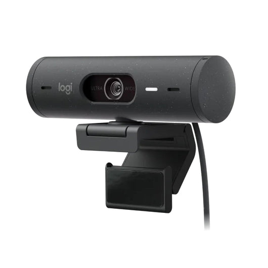Logitech Webcam Brio 500 Full HD 1080p webcam with light correction, auto-framing, and Show Mode Graphite 960-001422.