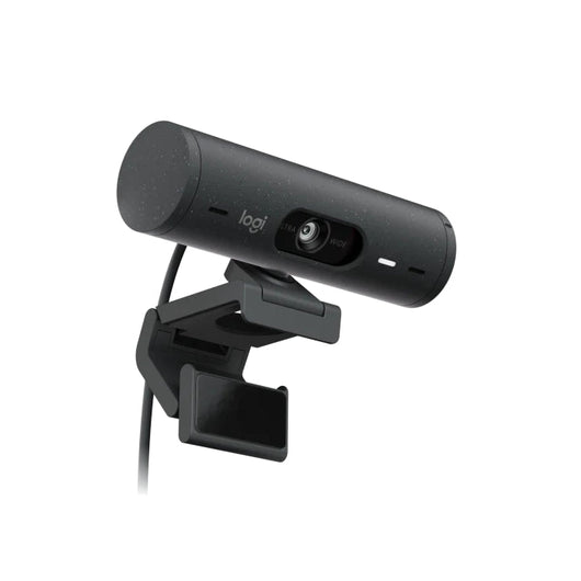 Logitech Webcam Brio 500 Full HD 1080p webcam with light correction, auto-framing, and Show Mode Graphite 960-001422.