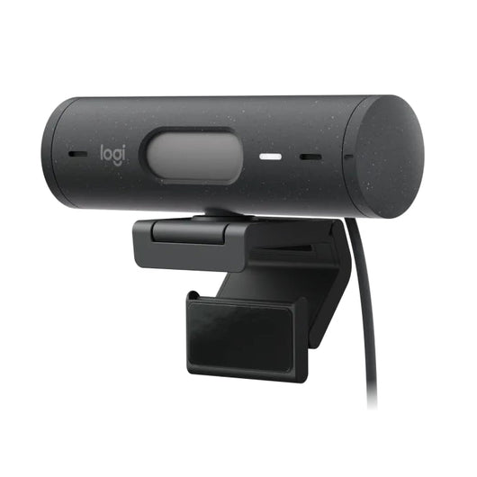 Logitech Webcam Brio 500 Full HD 1080p webcam with light correction, auto-framing, and Show Mode Graphite 960-001422.