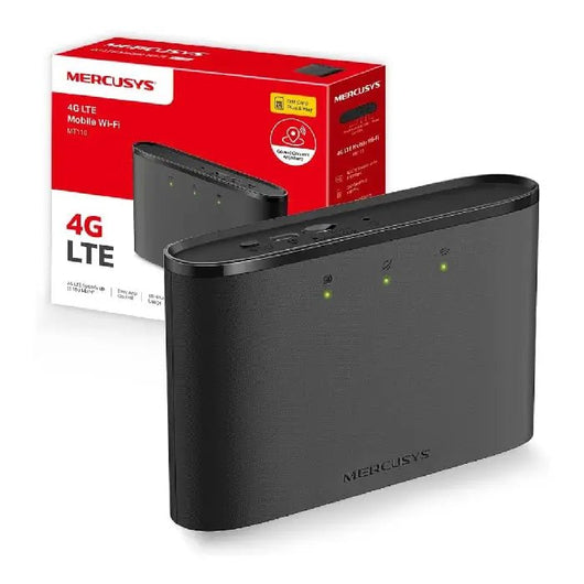 MERCUSYS MT110 Portable WiFi 4G Router 4G LTE 150 Mbps, 2200mAh Battery for 10 Hours.