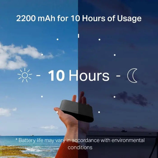 MERCUSYS MT110 Portable WiFi 4G Router 4G LTE 150 Mbps, 2200mAh Battery for 10 Hours.