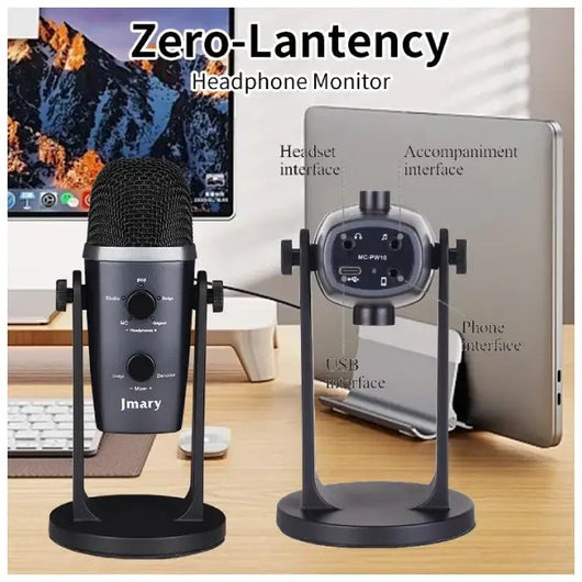 MICROPHONE-JMARY-USB MICROPHONE-MC-PW10 - 14 Day Warranty.