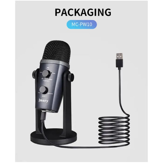 MICROPHONE-JMARY-USB MICROPHONE-MC-PW10 - 14 Day Warranty.