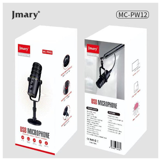 MICROPHONE-JMARY-USB MICROPHONE-MC-PW12 - 14 Day Warranty.