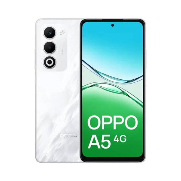 MOBILE-OPPO-A5-8G RAM-256GB-DUAL SIM-4G LTE-MIST WHITE / CPH2727.