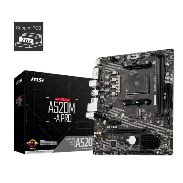 MOTHERBOARD-MSI-PRO-A520M-A.