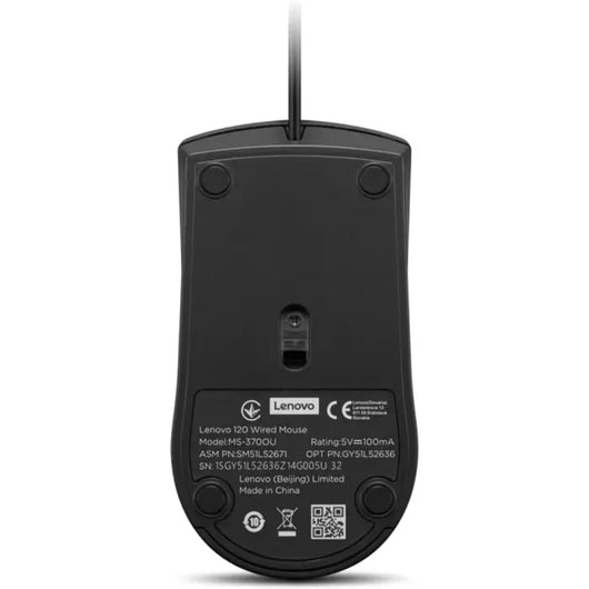 Mouse Lenovo 120 Wired USB MS370OU \ Black.