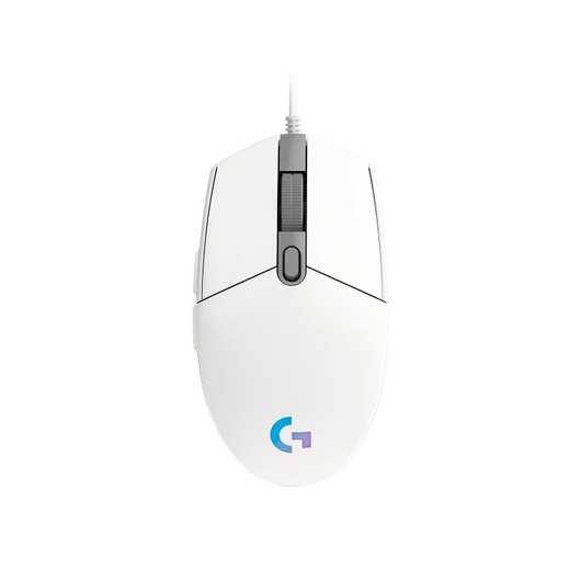 MOUSE-LOGITECH-GAMING-USB-LIGHTSYNC-G102-WHITE (910-005824).