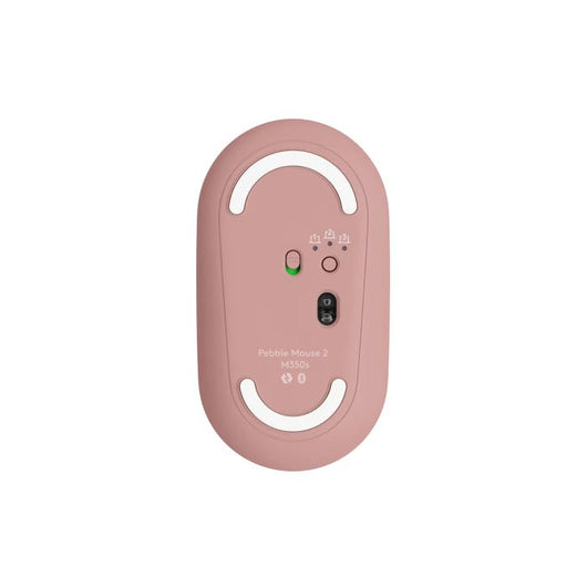 MOUSE-LOGITECH-GAMING-WIRELESS-M350S-PEBBLE 2-TONAL ROSE (910-007014).