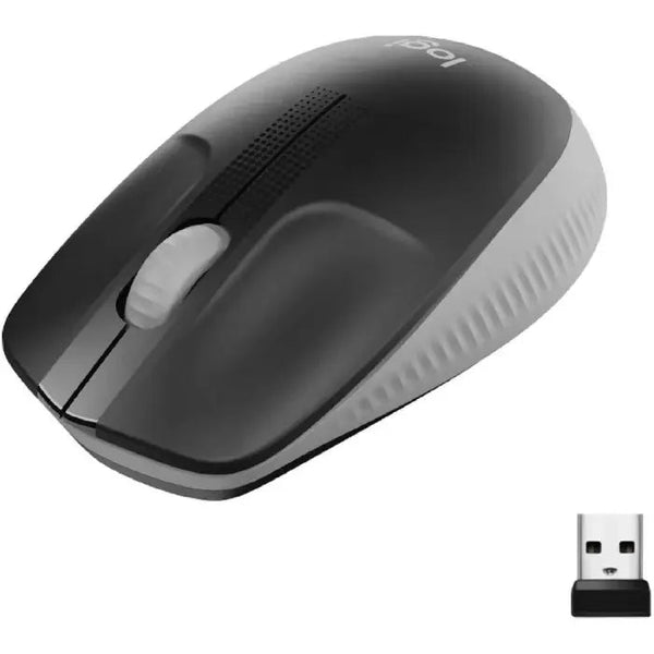 MOUSE-LOGITECH-WIRLESS-M190-MID GREY (910-005906).